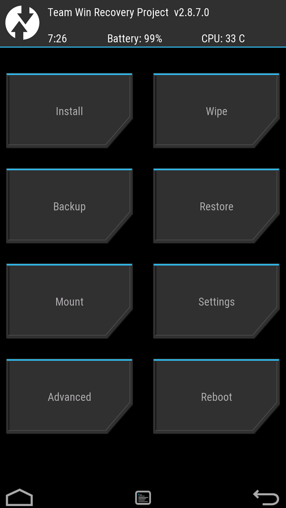how to use twrp app to flash vendor img