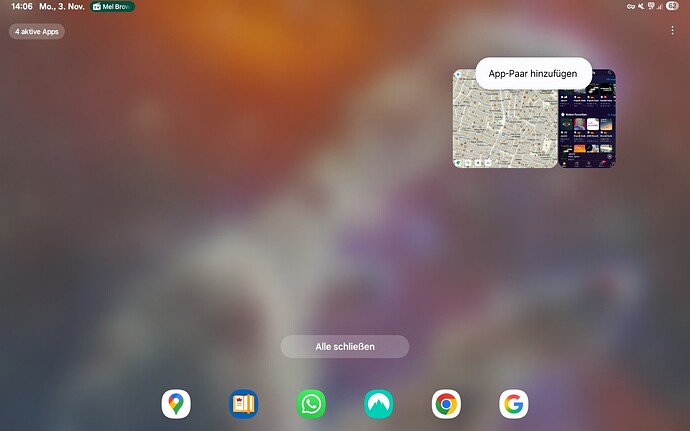 Add a new AppPair (SplitScreen)
