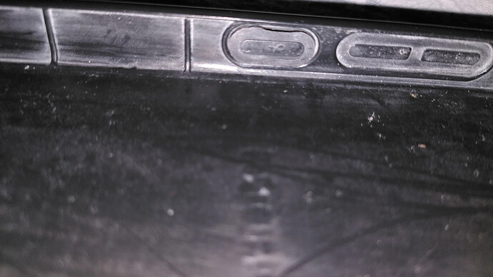 FP3 protective case power button cover inside